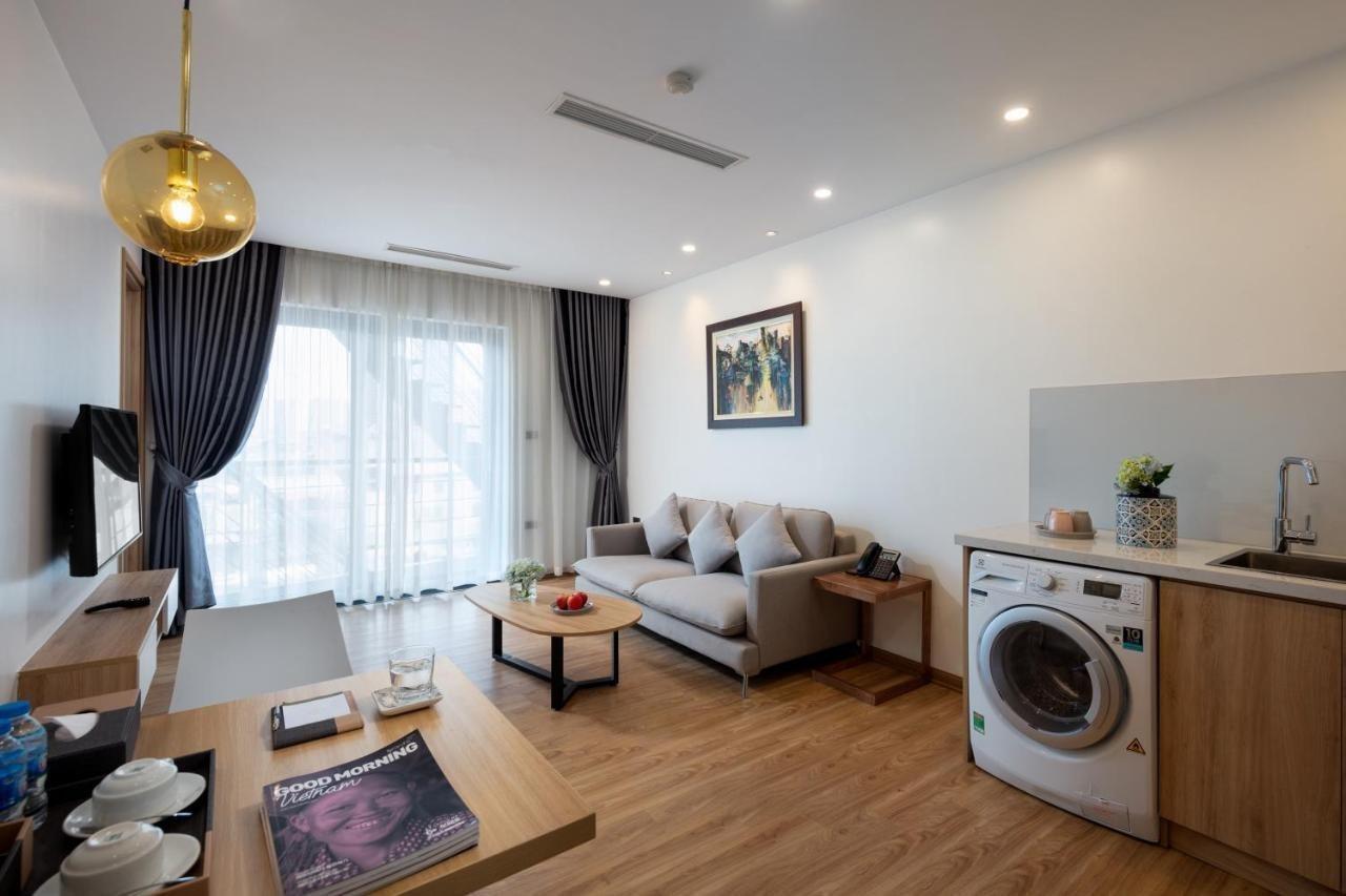 The Galaxy Home Hotel & Apartment Hanoi Exteriör bild