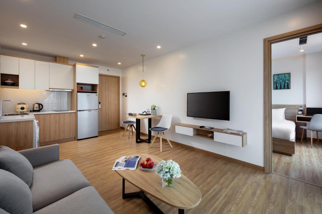 The Galaxy Home Hotel & Apartment Hanoi Exteriör bild